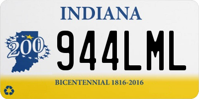 IN license plate 944LML