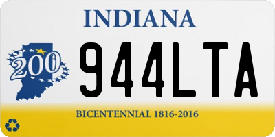 IN license plate 944LTA