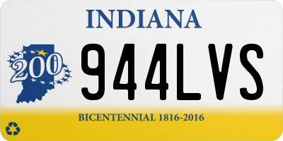 IN license plate 944LVS