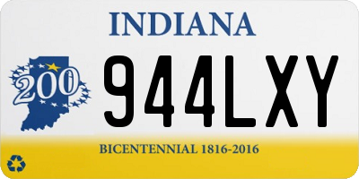 IN license plate 944LXY