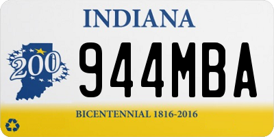 IN license plate 944MBA