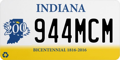 IN license plate 944MCM