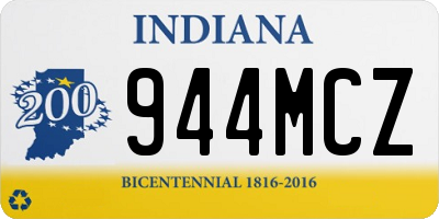 IN license plate 944MCZ