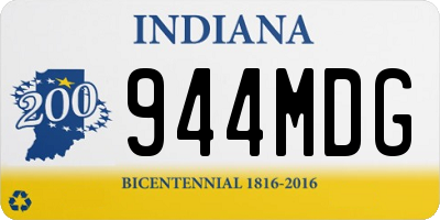 IN license plate 944MDG