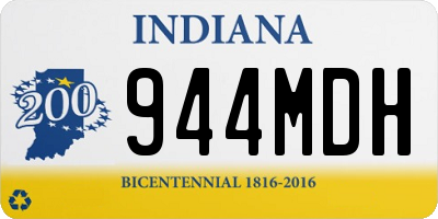IN license plate 944MDH