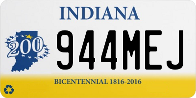 IN license plate 944MEJ