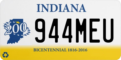 IN license plate 944MEU
