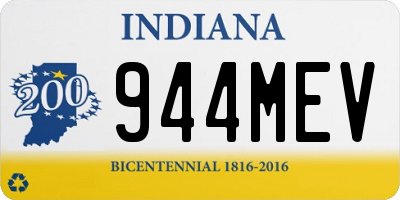 IN license plate 944MEV