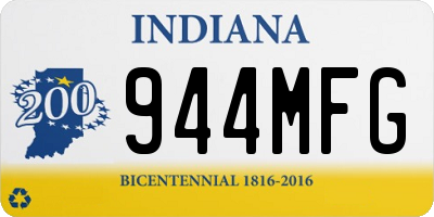 IN license plate 944MFG