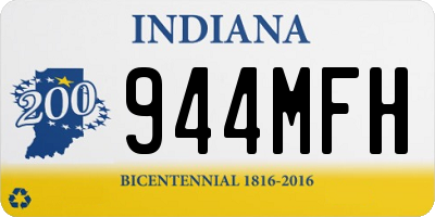 IN license plate 944MFH