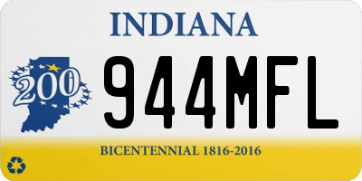IN license plate 944MFL