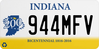 IN license plate 944MFV