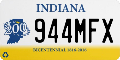 IN license plate 944MFX