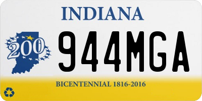 IN license plate 944MGA