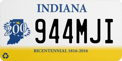 IN license plate 944MJI