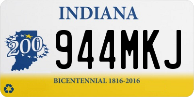 IN license plate 944MKJ