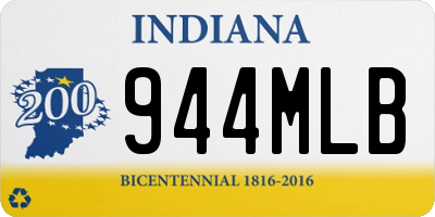 IN license plate 944MLB