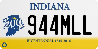 IN license plate 944MLL