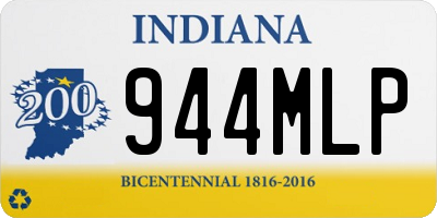 IN license plate 944MLP