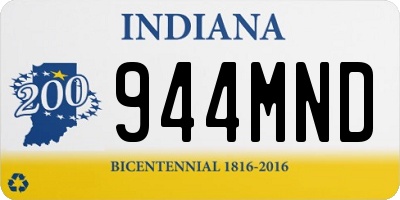 IN license plate 944MND