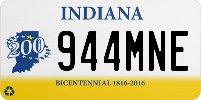 IN license plate 944MNE