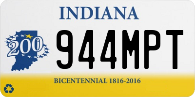 IN license plate 944MPT