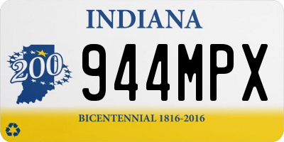IN license plate 944MPX
