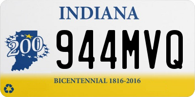 IN license plate 944MVQ