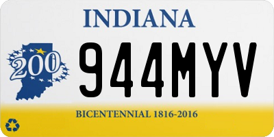 IN license plate 944MYV