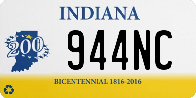 IN license plate 944NC