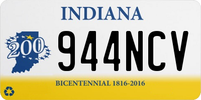 IN license plate 944NCV