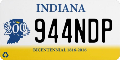 IN license plate 944NDP