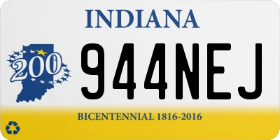 IN license plate 944NEJ