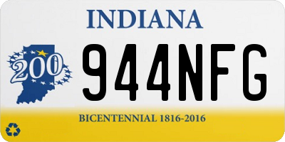 IN license plate 944NFG