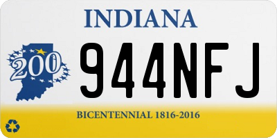 IN license plate 944NFJ
