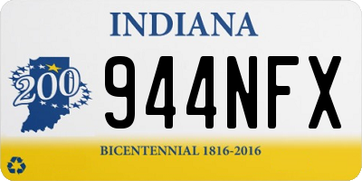 IN license plate 944NFX