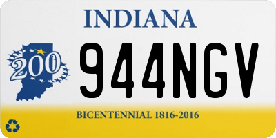 IN license plate 944NGV