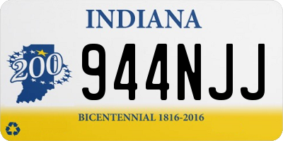 IN license plate 944NJJ