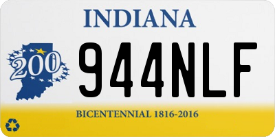 IN license plate 944NLF