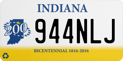 IN license plate 944NLJ
