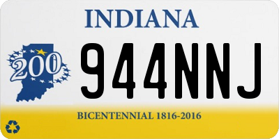 IN license plate 944NNJ