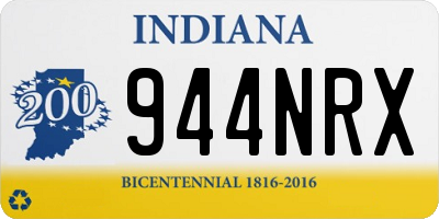 IN license plate 944NRX