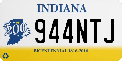 IN license plate 944NTJ
