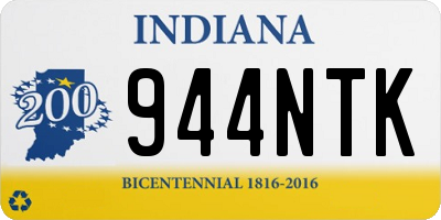 IN license plate 944NTK