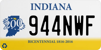 IN license plate 944NWF