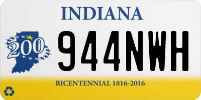 IN license plate 944NWH