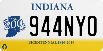 IN license plate 944NYO