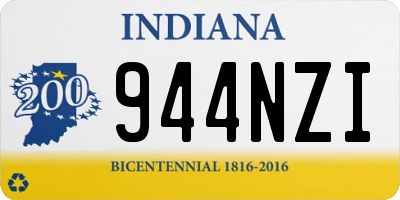 IN license plate 944NZI