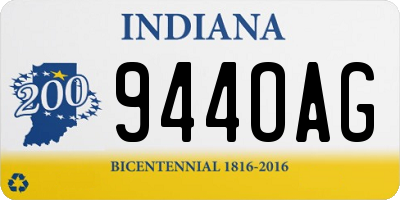 IN license plate 944OAG