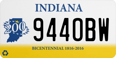 IN license plate 944OBW